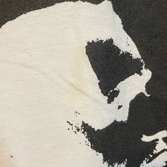 ASAP A$AP Rocky white w/ inverted & posterized black profile graphic tee sz L - Picture 4 of 10